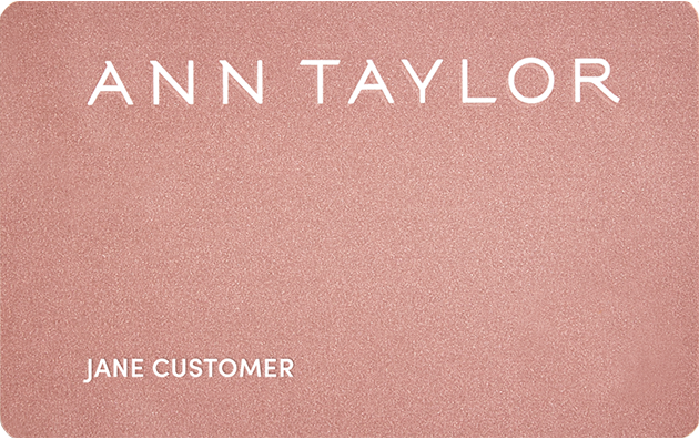 Ann Taylor Credit Card - Home