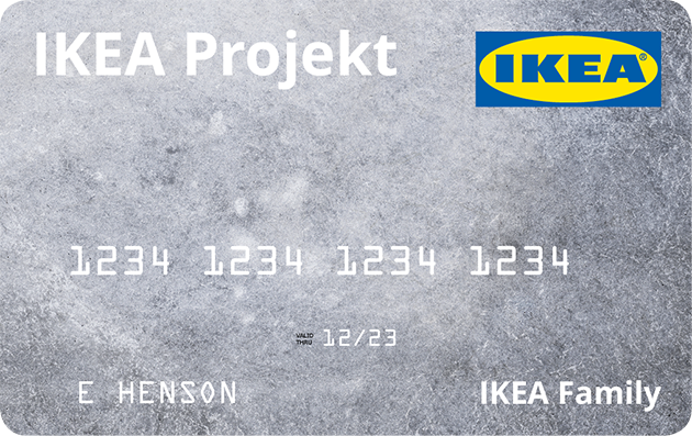 Ikea® Projekt Credit Card - Home