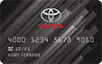 Toyota logo card